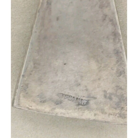 Sterling Silver And Turquoise Triangle Choker Necklace - Picture 3 of 4